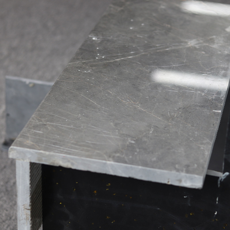 Natürlicher Marmortreppen-Schritt-Steinwand-Boden-moderner Innenentwurf Grey Stair Slab