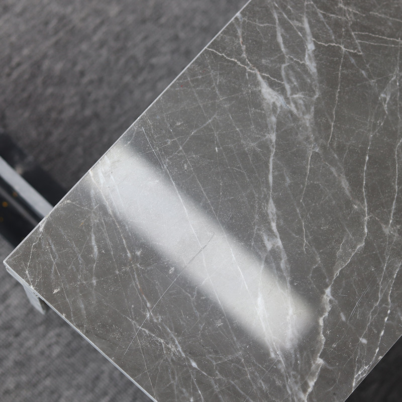 Grey Color Staircase Steps Floor deckt Poliermarmorschritt-Treppen-Fliesen mit Ziegeln