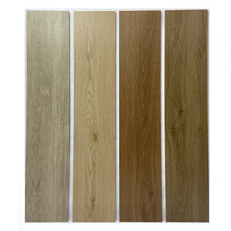 200*1000mm hölzerne Effekt-Porzellan-Bodenfliese-Dekorations-Badezimmer-Brown-Mode