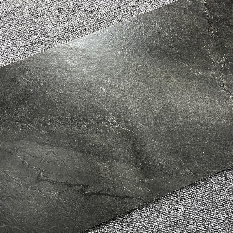 Gleiten Sie nicht Matt 60 x 120 glasig-glänzende Keramikfliesen rustikales dunkles Grey For Living Room Floor