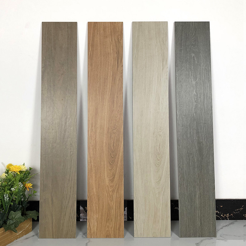 Endeffekt-Entwurfs-hölzerne Korn-Keramikfliesen, Porzellan-Planken-Fliesen-Bodenbelag 150 x 900mm