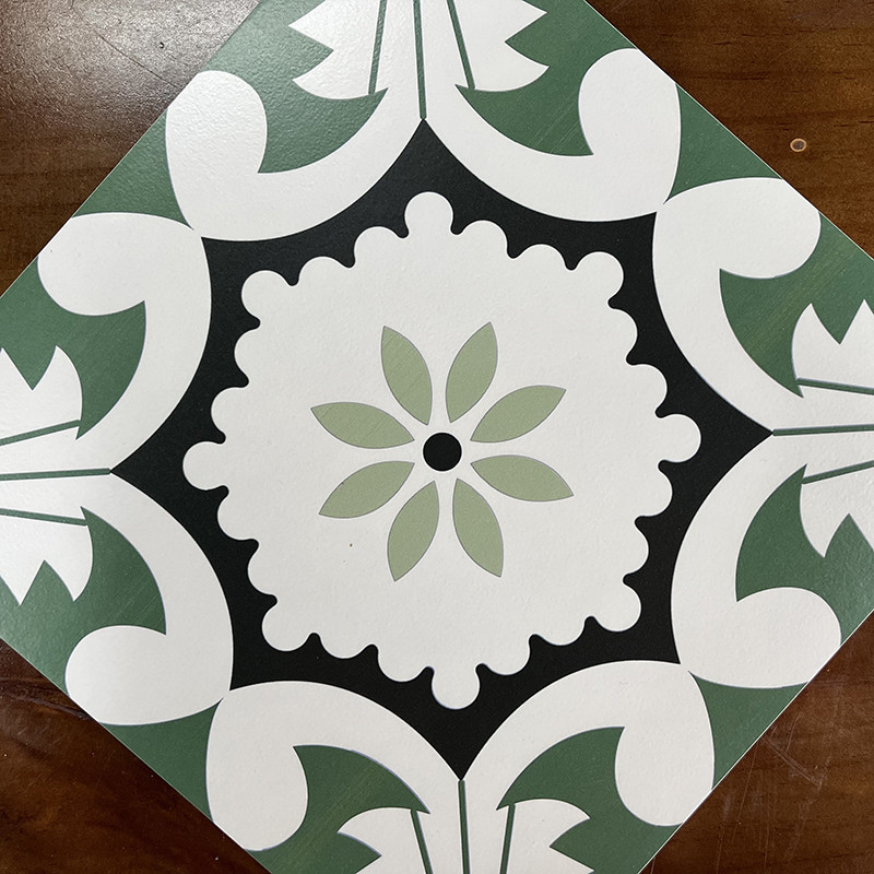 Küchen-Wand malte Blumenporzellan-Fliese, Innenboden-Blumen-Muster-Fliesen im Freien