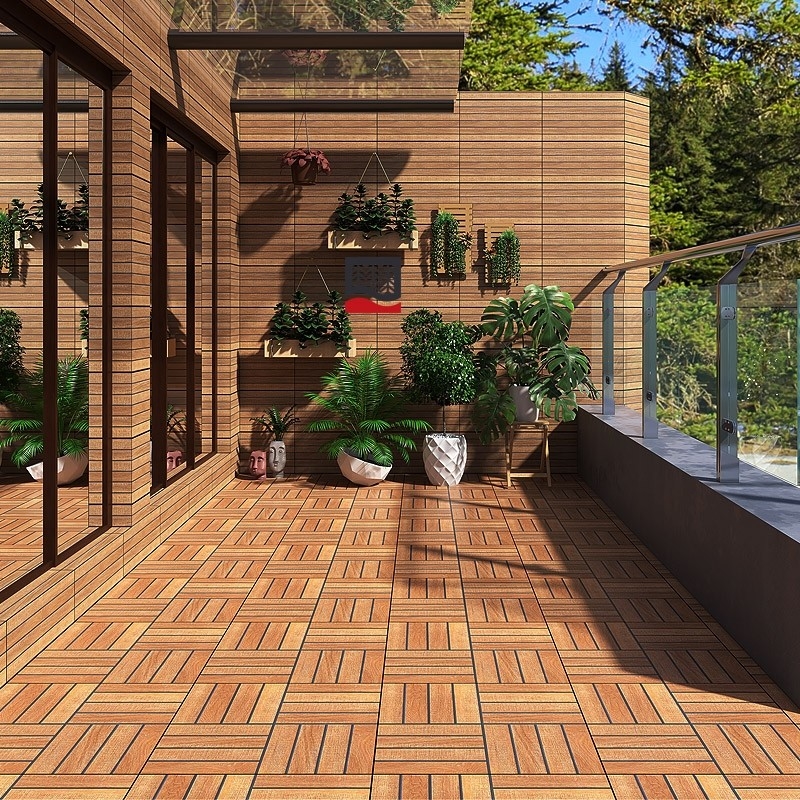 Nicht Beleg-hölzernes Korn-Porzellan-im Freien rustikale Fliesen für Patio-Garten-Yard-Terrassen-Balkon