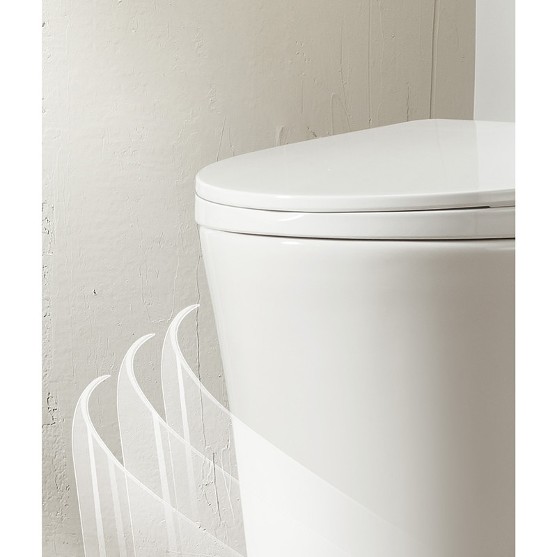 Spülungsboden der einteiligen Badezimmer-keramischen Toiletten-Doppeldruckdosen-4,2/6L - angebracht