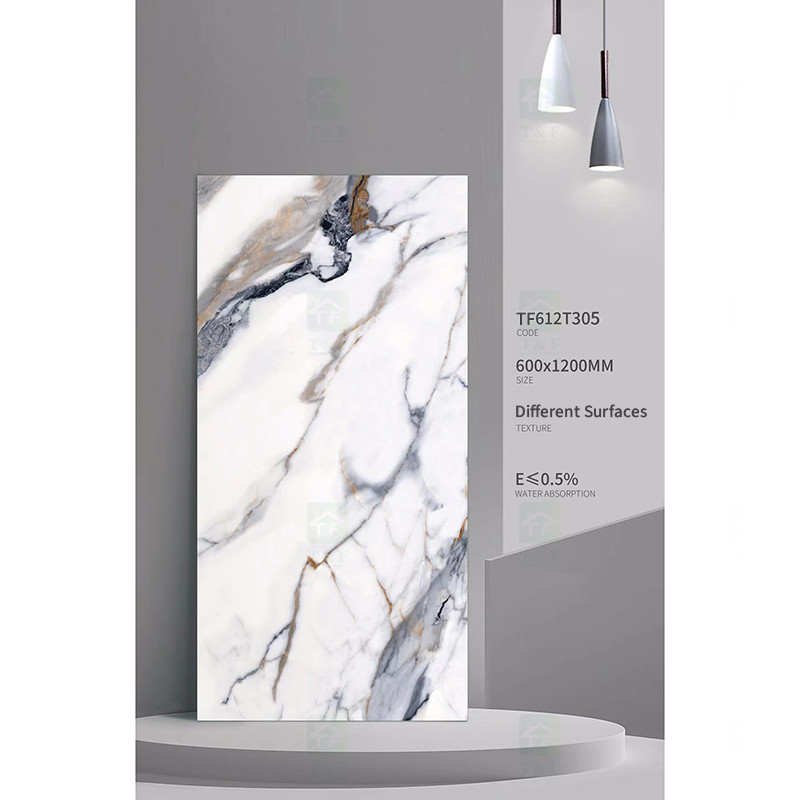 Luxus-Steinblick-Porzellan-rustikale Fliesen 600x1200 Matt Glazed Porcelain Tiles Marble