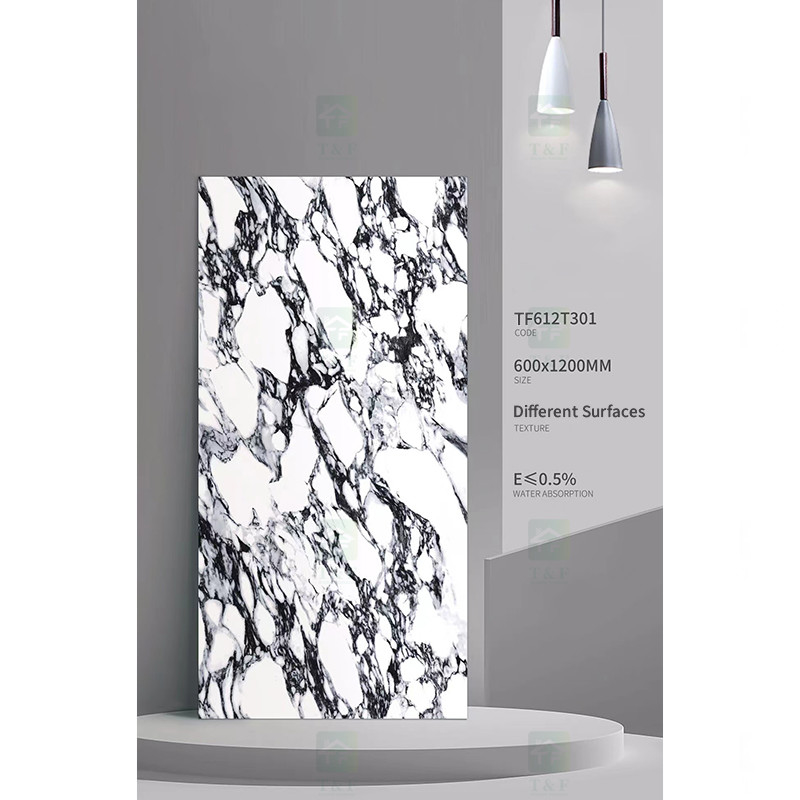 Luxus-Steinblick-Porzellan-rustikale Fliesen 600x1200 Matt Glazed Porcelain Tiles Marble