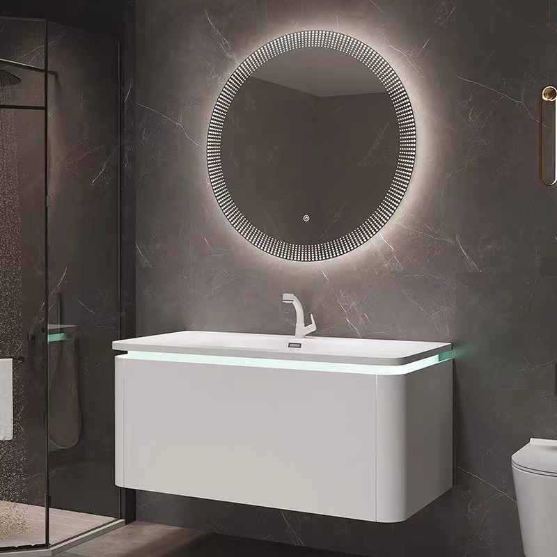 Luxushotel-modernes Badezimmer-Frisierspiegel-Kabinett-einzelne Wannen-Wandbehang-Art