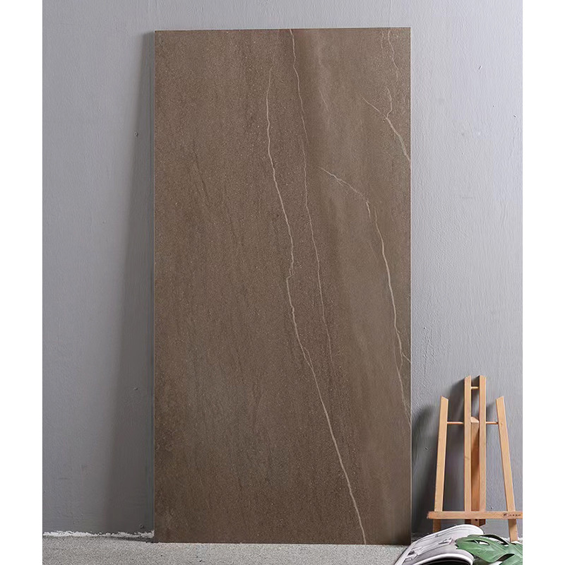 Art-Brown-Farbinnenbodenfliesen Foshans neue, rustikale Fliesen der Wand-600x1200