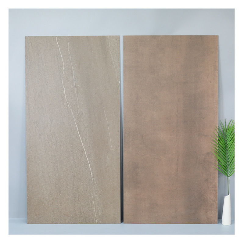 Art-Brown-Farbinnenbodenfliesen Foshans neue, rustikale Fliesen der Wand-600x1200