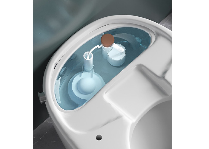 HOMIXE-Badezimmer-Luxus-Sensor-elektrisches automatisches ebenes WC-Bidet-keramischer Boden-Einteiler
