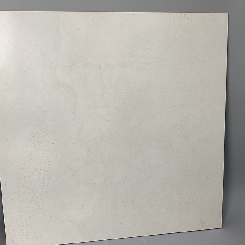 600x600mm voller Körper, den weiße Farbe glasig-glänzende Marmorfußbodenwand polierte, deckt Antibeleg mit Ziegeln
