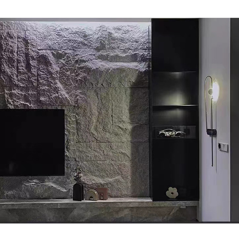 Innenumhüllungs-im Freien Steinplatten der PU-Faux-Kultur-künstliche Polyurethan-Wand-3D