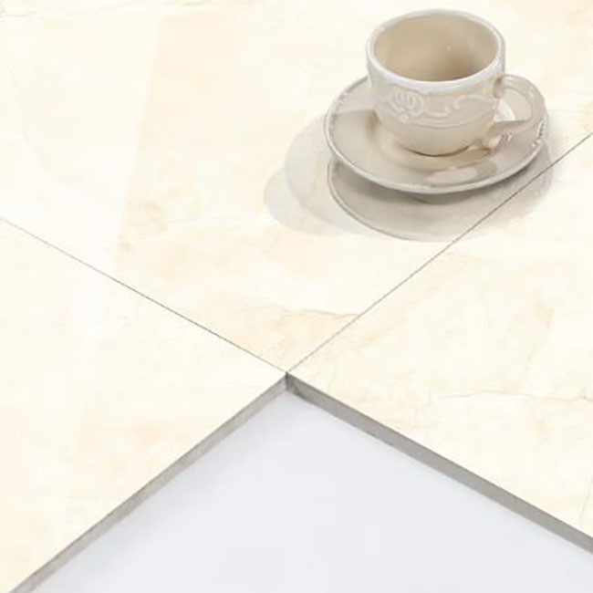 Hellgelbes Polier glasiert deckt Porzellan-Wand-Boden-Marmor mit Ziegeln deckt Antibeleg 600*600mm mit Ziegeln
