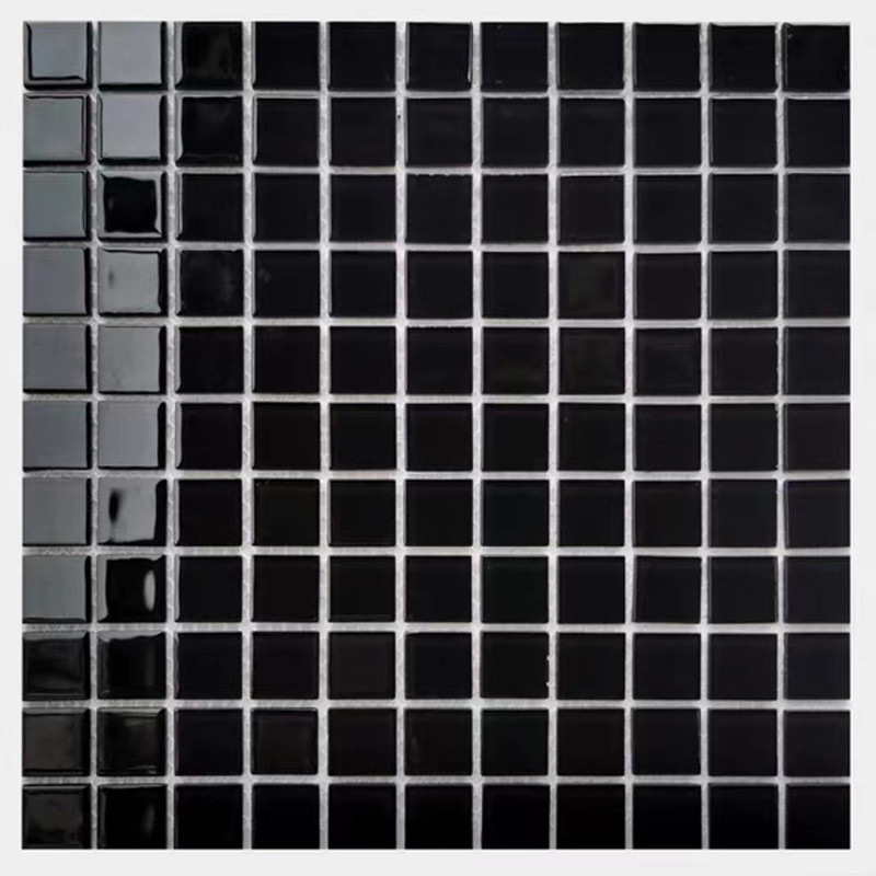 300x300mm Kristallglas Mosaik Fußbodenwandfliese Für Bad Schwimmbad Küche Backsplash