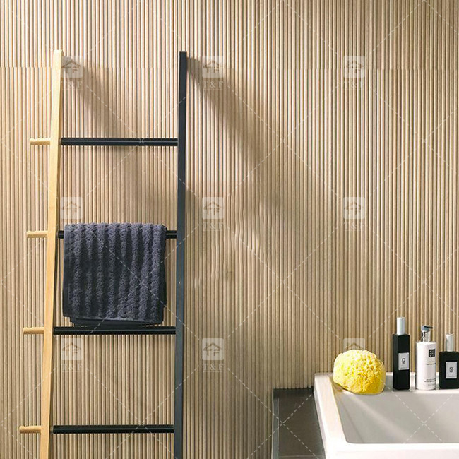 Grill Pull Trough Imitation Holz Getreide Keramikfliesen Balkon Boden Luxus Textur Hintergrundwand