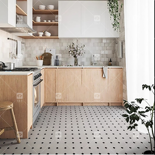 Klassische Carrara-Platten aus Naturmarmor aus Mosaik-Porzellan für Boden und Wand