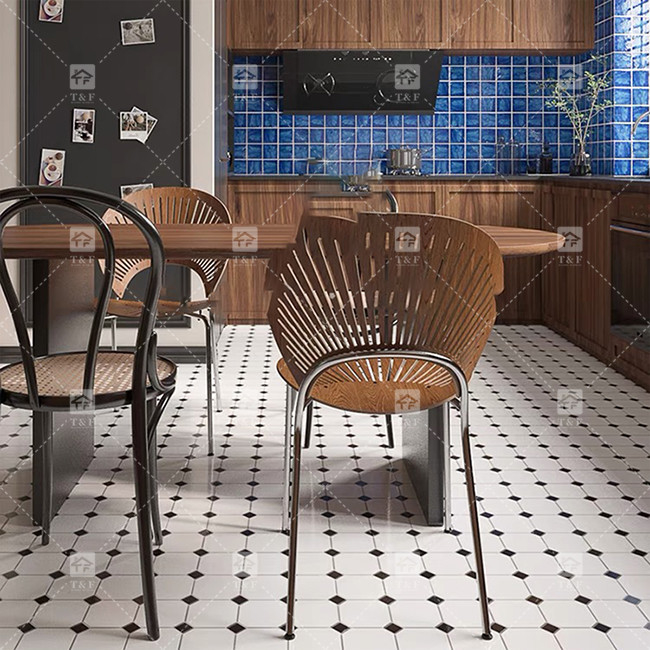 Klassische Carrara-Platten aus Naturmarmor aus Mosaik-Porzellan für Boden und Wand