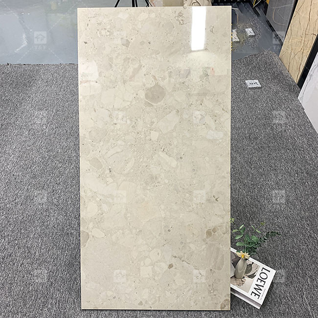 Luxus 600x1200mm Vollkörper glänzend poliert Glasfliesen für Boden Marmor Porzellanfliesen