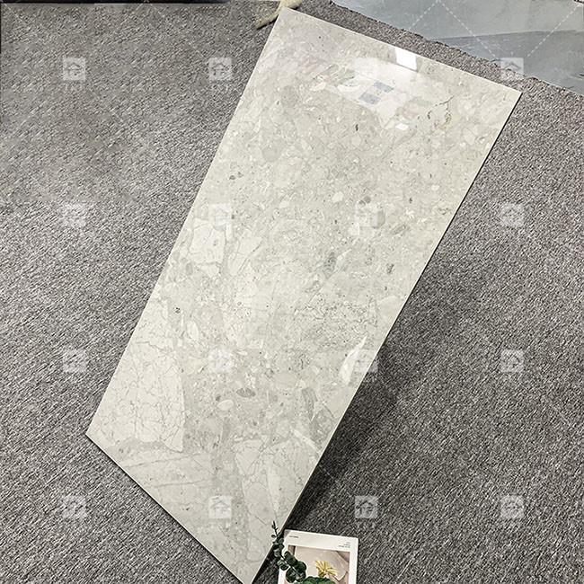 Luxus 600x1200mm Vollkörper glänzend poliert Glasfliesen für Boden Marmor Porzellanfliesen