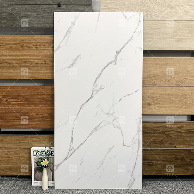 Marmorfarbene weiße Karrelage Porcelanto polierte Rusitc Porzellan Keramikfußbodenfliesen