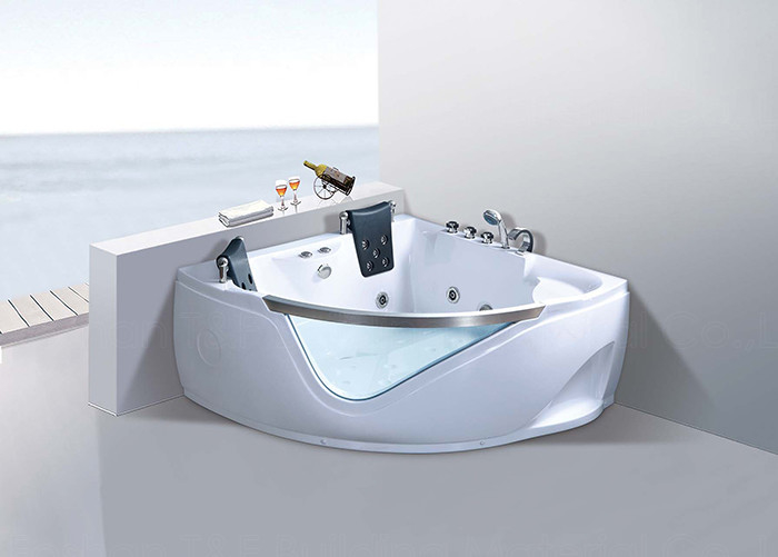 Hydromassage-Badezimmer-Jacuzzi-Wanne mit der 2 Sitzeckinstallation