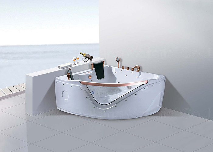 Hydromassage-Badezimmer-Jacuzzi-Wanne mit der 2 Sitzeckinstallation