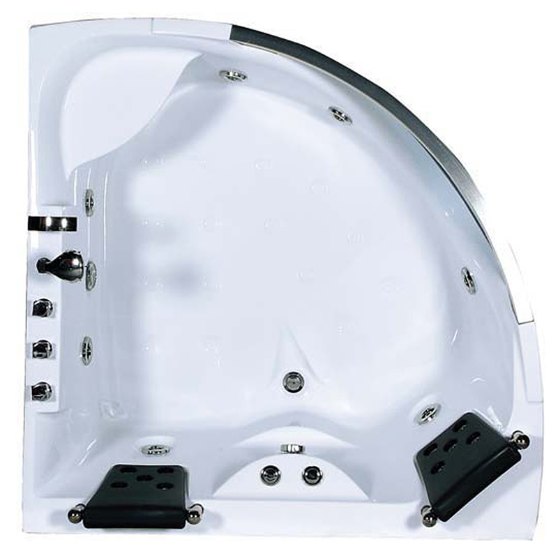 Hydromassage-Badezimmer-Jacuzzi-Wanne mit der 2 Sitzeckinstallation