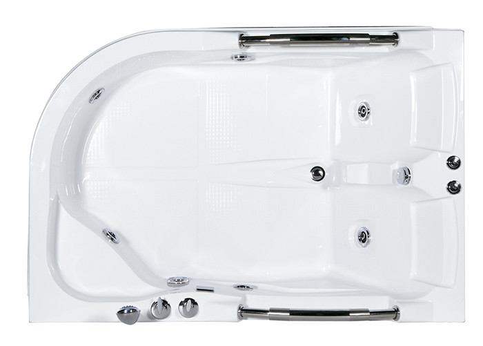 Weiße Acrylumsäumte Luftblase der jacuzzi-Ecken-Badewannen-Innen2