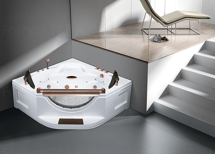 Tragbare Strudel-Massage-Badewannen-2 Menschen Eckinstallation